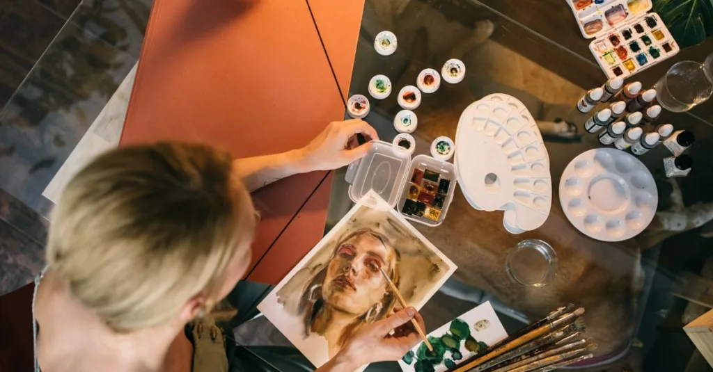 découvrez comment créer des transitions de couleurs douces en peinture de portrait à la tempera pour apporter nuances, profondeur et harmonie à vos œuvres.